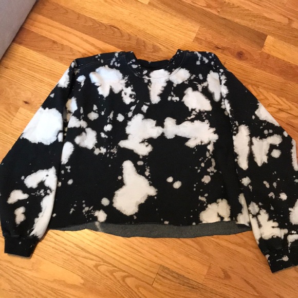Sweaters - Handmade tie dye pullover sweatshirt
